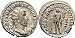 Trajan Decius, July 249 - June or July 251 A.D.; Silver Antoninianus