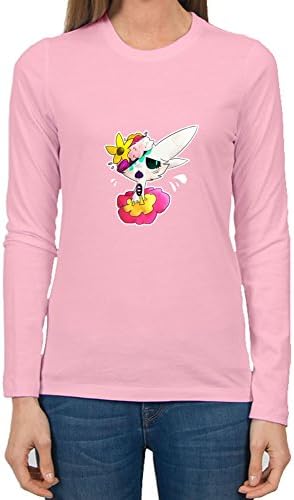 For Women Cotton Pink Designed Unofficial O-neck Julia Saner T Shirt Large