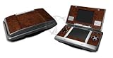 Dark Burlwood Design Decorative Protector Skin Decal Sticker for Nintendo DS