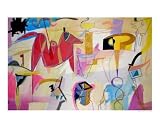 Horse6 Abstract Giclee Poster Print by Bob Vogel, 10x8