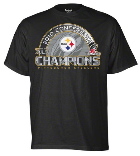 Pittsburgh Steelers 2010 AFC Conference Champions Super Bowl XLV Solid Structure Tee