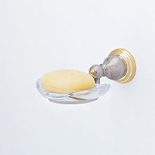 American Standard 8040050.234 Prairie Field Soap Dish, Satin Nickel/Polished Chrome Mixage