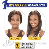 MILKY WAY Human Hair - CLIP-IN HAIR EXTENSIONS 18" (7 PCS) - 1B OFF BLACK