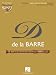 Barre: Descant (Soprano) Recorder Suite No.9 Deuxieme Livre G Major Classical Play-Along BK/CD Vol. 12