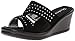 Skechers Cali Women's Rumblers-Hope Float Wedge Sandal, Black, 10 M US