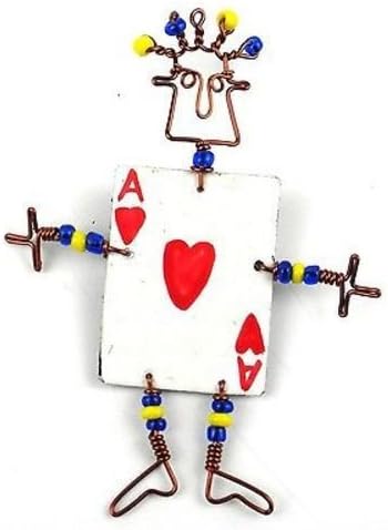 Creative Alternatives Dancing Girl Card Player Pin