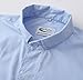 Ivyrobes Mens Tab-Collar Long Sleeves Clergy Shirt Sky Blue