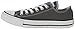 Converse Chuck Taylor All Star Canvas Low Top Sneaker, Charcoal ,5 US Men/7 US Women