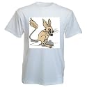 Cotton T-Shirt With kangaroo image