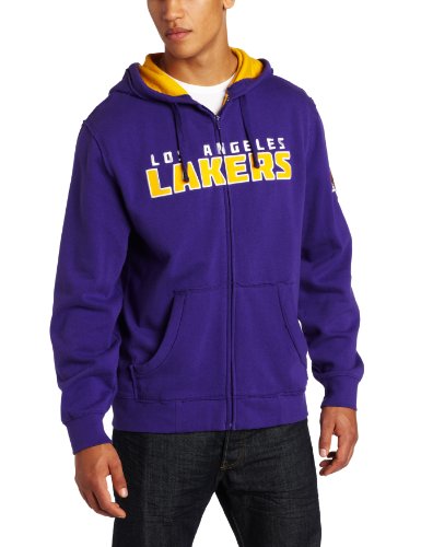 NBA Men's Los Angeles Lakers Gametime Full Zip Hood (Purple, Medium)