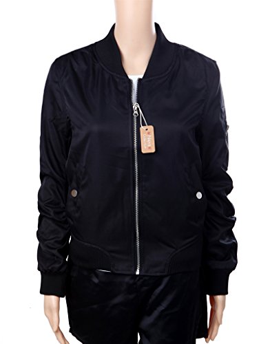 ナナコレクション Nana_Collection 秋 春 ma-1 ブルゾン レディース フライト ミリタリー ジャケット シンプル