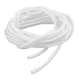 uxcell ケーブル・マーカー　マシン・ワイヤー　PVC　ホワイト　整理　チューブ　5.5mmの長さ