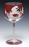 Santa Barbara WIN-7720K Alice Art Wine Glass, Carmen Geditt