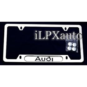 Buy Audi Stainless steel License Plate Frame Polished New now!