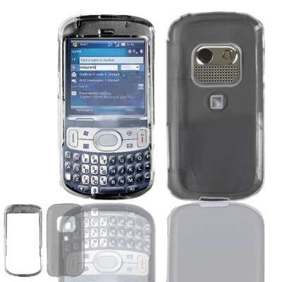 TRANSPARENT SMOKE SNAP-ON COVER HARD CASE PROTECTOR for PALM TREO 800w