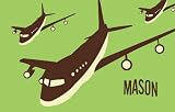 Three Airplanes Kids Room Wall Decal