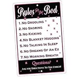BED RULES SIGN