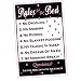 BED RULES SIGN