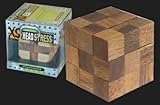 Family Games XS Head Stress Wooden Brain Teaser Puzzle (Serpent Cube)