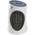 EWT Ceramic C120LCD Keramikheizer / 2000 Watt / beleuchtetes LC-Display/ Grob-Luftfilter/ Kontroll-Leuchte / blau