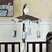 Blue and Brown Geo Musical Baby Boy Crib Mobile by JoJo Designs