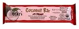 Oskri Coconut Bar w/ Cherry, Gluten Free, 1.86 oz Bars, 18 ct