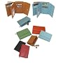 Women's Leather Indexer Wallet with Expandable Coin Pouch by Mundi