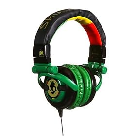Skullcandy G.I. Stereo Headphones - Rasta by Skull Candy