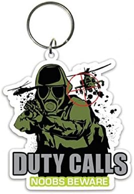 Call of Duty Duty Calls new Official Rubber Keychain
