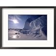 Iceberg and Meltwater Pool, Baffin Island, Nunavut, CA Photos To Go Collection Framed Photographic Poster Print by Yvette Cardozo, 21x17