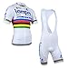 2014 Outdoor Sports Pro Team Men's Short Sleeve Lampre Cycling Jersey and Bib Shorts Set White