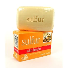 Grisi Natural Sulfur Bar Soap with Lanolin - 3.5 Oz.