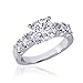 2.45 Ct Cushion Cut Diamond Engagement Ring 14K EGL SI