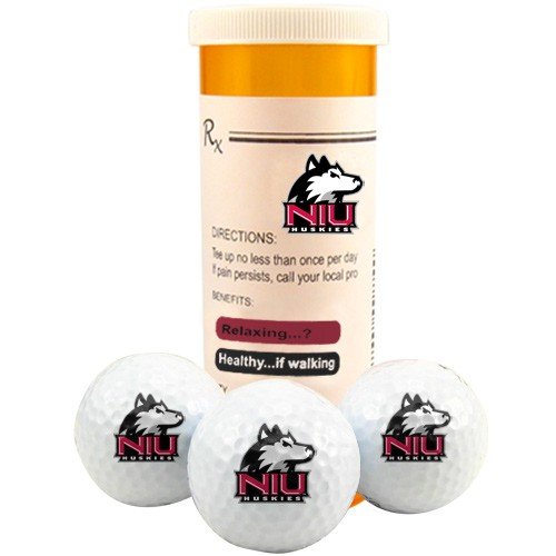 Northern Illinois Huskies Rx Three Pack Golf Balls