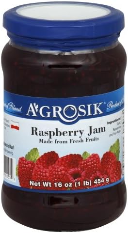 A Grosik Raspberry Jam, 16OZ (Pack of 6)