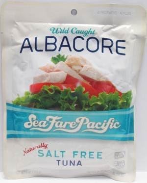 SeaFare Pacific: Wild Caught Salt Free Albacore Tuna 6 Oz (12 Pack)