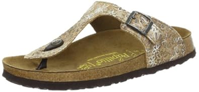 ... Papillio Women's Gizeh Cork Flower Sandal, White, 35 EU4 M US: Shoes