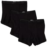 boxer briefs:DKNY Men's 3 Pack Classic Boxer Brief,Black,Medium