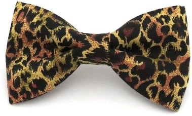 Toddler 2T 3T Leopard / Jungle Print Clip On Bow Tie