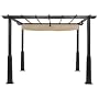 Outdoor Patio Smith & Hawken Windsor Brown Metal Pergola
