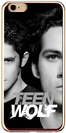 Customized Plating and Silicone High Quality TV Play Teen Wolf iPhone 6 Plus/6s Plus 5.5 Case Golden