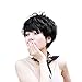 Meidus Naturely Women Lady Girls Short Ponytail Curly Cosplay Party Wigs Black