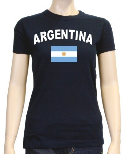 Argentinien T-Shirt girly Navy, Gr.XXL