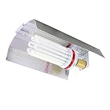 Hyindoor　250w Dual Spectrum 8U CFL Grow Light KIT WITH WING REFLECTOR 250ワットのデュアルスペクトラム8U CFLウィングリフレ