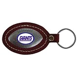 NFL NY Giants Leather Football Key Tag