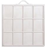 7 Gypsies 12-Inch by 12-Inch Artist Painter's Tray, White