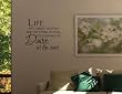 LIFE ISN'T ABOUT WAITING FOR THE STORM TO PASS IT'S LEARNING TO DANCE IN THE RAIN Vinyl wall lettering stickers quotes and sayings home art decor decal