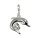 SilberDream Charm dolphin Cirkonia 925 Sterling