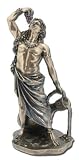 Dionysus (Bucchus) Greek Roman God of Wine Statue Real Bronze Powder Cast Statue, 11-inch