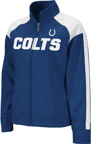 Indianapolis Colts Womens Reebok Bonded Full Zip Track Jacket - S